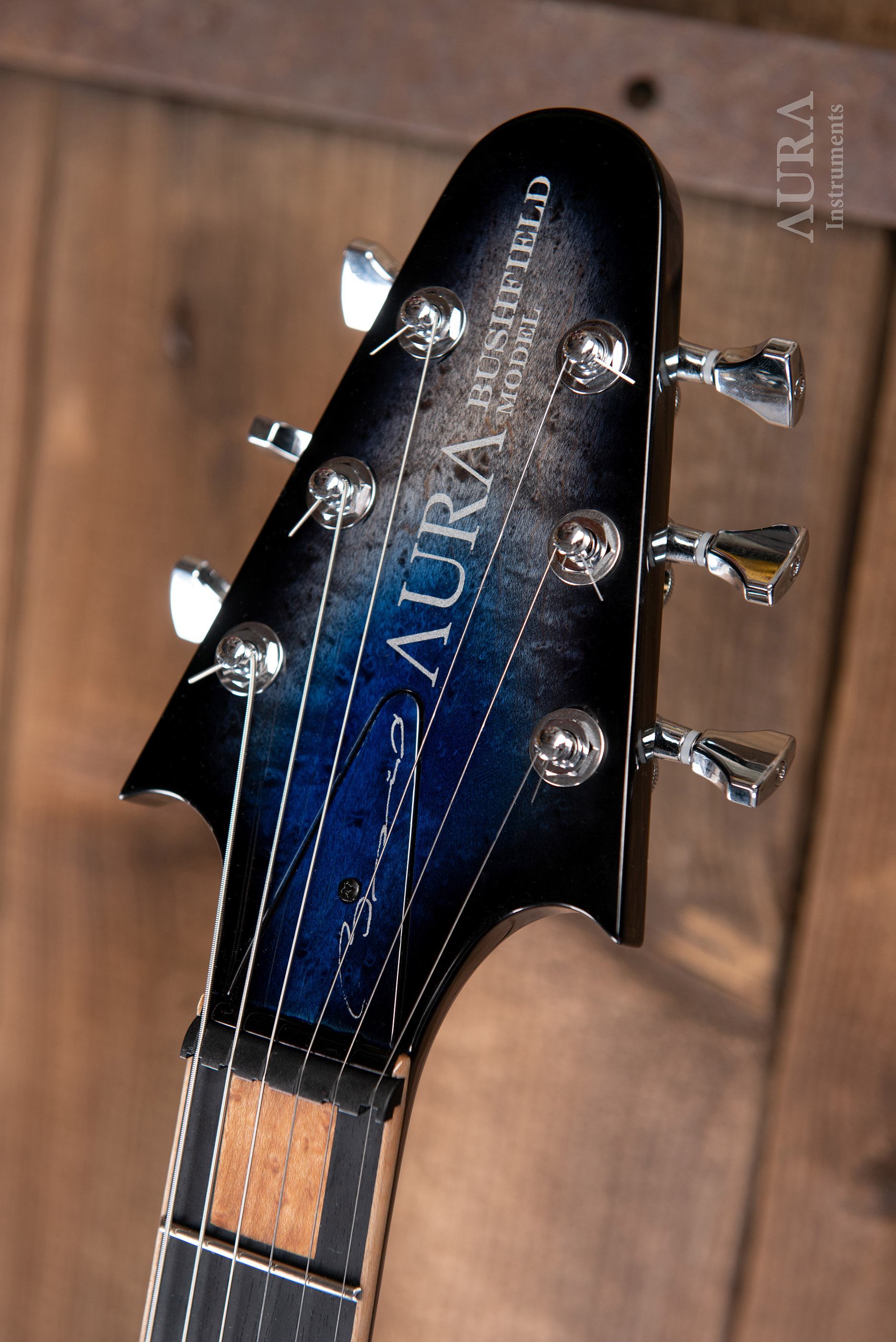 Guitar Aura Bushfield detail 2